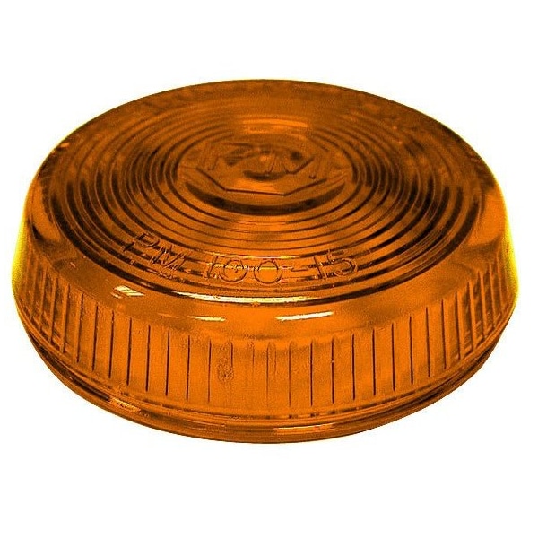 Peterson Replacement Lens Fits Peterson Light Series 100A R 104A R 1043R 131A R And 141A R Amber 100-15A - main